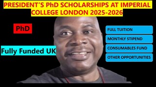 How to Secure the 2025 President’s PhD Scholarship at Imperial College?