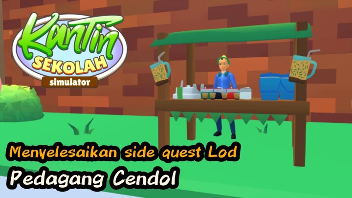 Menyelesaikan misi NPC Penjual Cendol di Kantin Sekolah Simulator