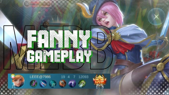 Mlbb gameplay Fanny mvp kill 19