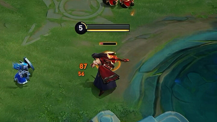 "Watch me fake AFK to pull a sneaky move on him"