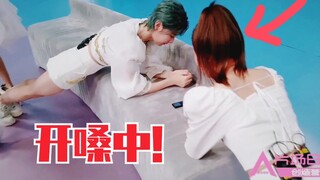 كواليس فريق "ريفر"! تشاو يويه تؤدي تمارين الضغط وتُطلق صوتها؟ شيوي يي يانغ لم تفكر أبدًا في المنافسة