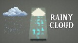 How to make a RAINY CLOUD in Minecraft! (Banner Tutorial)