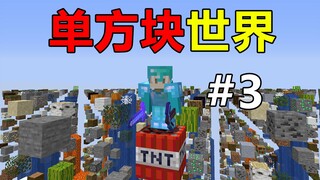 عالم المكعب الواحد! كم من الوقت يمكنك البقاء على قيد الحياة؟ البقاء في عالم المكعب الواحد #3