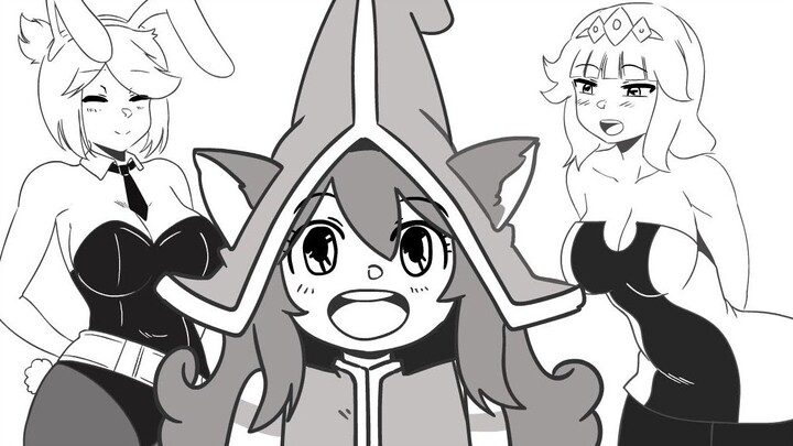 【แอนิเมชั่น LOL 】ลูลู่ก็อยากมีอายุเท่าพวกเขาด้วย!