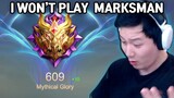 Reached Mythical Glory after gave up marksman | Mobile Legends