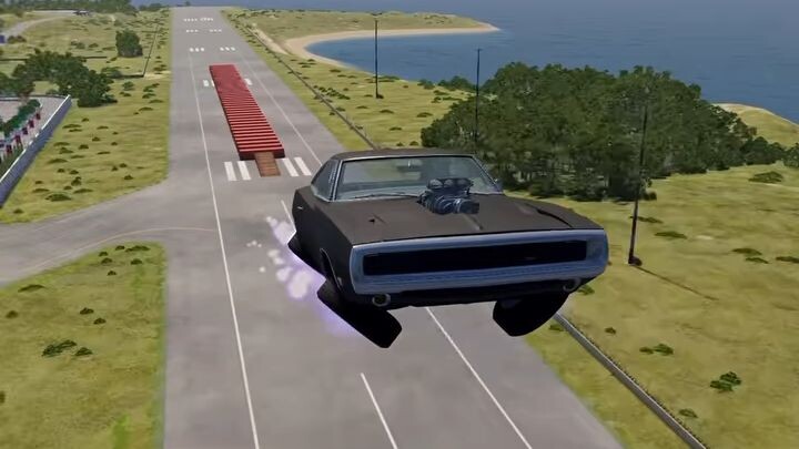 is han hanging.? Jump test with fast & furious cars