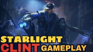 CLINT STARLIGHT SKIN GAMEPLAY - MLBB