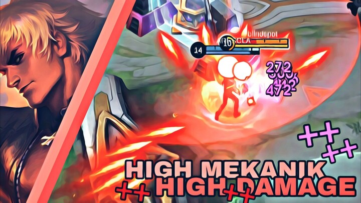 GUSION HIGH MEKANIK COMBO DIJAMIN MATI DAMAGE DILUAR NALAR