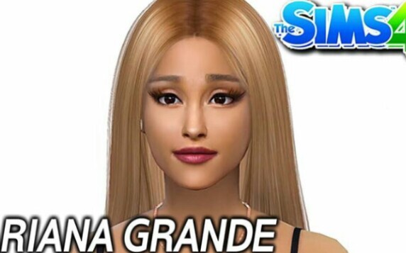 【Ariana Grande】捏个A妹| Sims 4 CAS Easy Making Ariana Crande （using face mack）