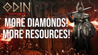 EARNING MORE DIAMONDS & RESOURCES AS F2P | Odin: Valhalla Rising