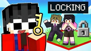 Locking Friends on ONE BLOCK for 24 Hours!