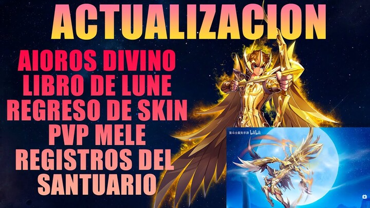 ACTUALIZACION: AIOROS DIVINO NUEVA UNIDAD, LIBRO DE LUNE, REGRESO DE SKIN Y MÁS... SSAKOTZ