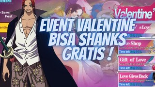 SHANKS GRATIS DI EVENT VALENTINE - NEW WORLD VIRGOUR VOYAGE