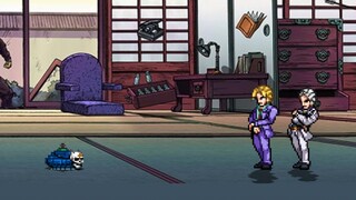 【MUGEN】Serangan Jantung Melemah VS Kira Yoshikage & Kawajiri Kosaku