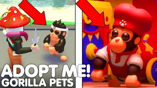 👀*LEAKED* NEW GORILLA PETS!🐵MONKEY FAIRGROUND UPDATE! ADOPT ME!ROBLOX