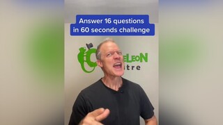 16 english questions in 60 seconds fun challenge with mikethechameleon