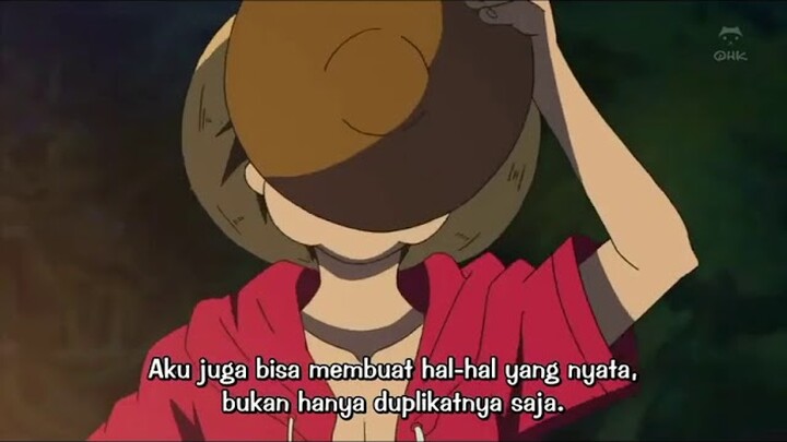 Momen luffy bertemu patung reyleigh, ace dan shanks part 1
