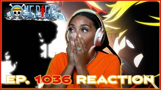 SANJI SAVES THE DAY...FOR SOME | ONE PIECE EPISODE 1036 REACTION