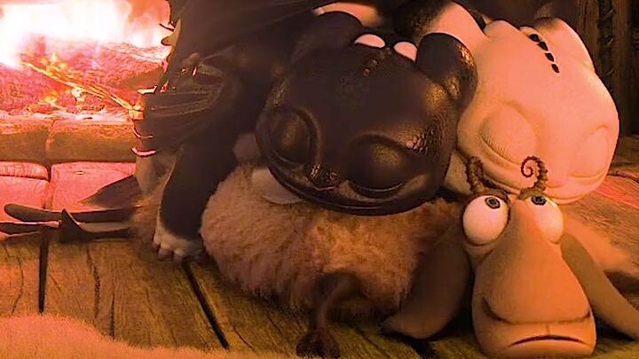 These three baby dragons from Toothless's family are so cute! ! !