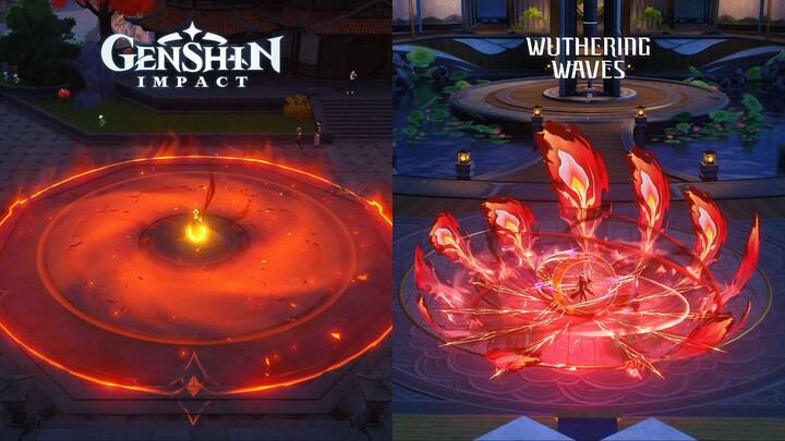 Can Genshin Impact's Pyro character's skill animation beat Changli's skill animation?
