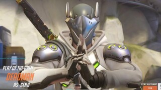 Overwatch 2 Genji God Shadder2k ลองเล่นเกมอย่างหนักในฐานะ Nerfed Genji -POTG-