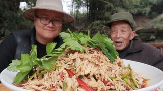 Cara membuat "suwir ayam sambal mala" yang menggugah selera