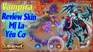 🌸Onmyoji Arena: Vampira Review Skin (Mị La Yêu Cơ) - Hấp Huyết Cơ Thức Thần Đè Đường Ai Cũng Sợ