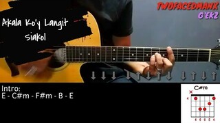 Akala Ko'y Langit - Siakol (Guitar Cover With Lyrics & Chords)