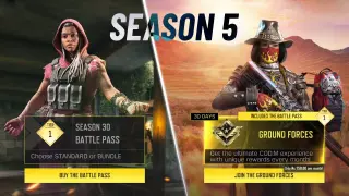 Season 5 Battle Pass Purchase + Ground Forces Subscribe in CODM