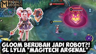 SI GLOOM BERUBAH JADI KEPALA ROBOT?! REVIEW SKIN LYLIA "MAGITECH ARSENAL" | MOBILE LEGENDS BANG BANG