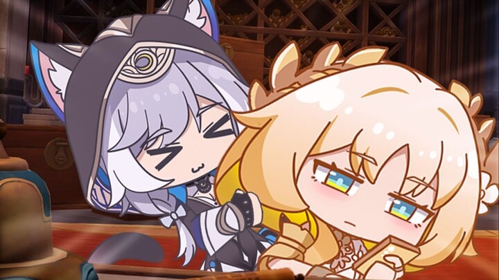 “آيا العب معي، آيا العب معي، آيا العب معي، آيا العب معي، آيا العب معي！！！”