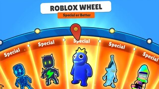 NEW ROBLOX RAINBOW FRIENDS WHEEL!!!! - Stumble Guys