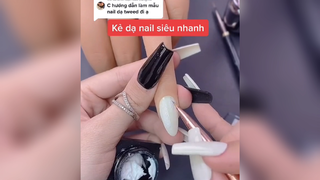 Kẻ dạ nail siêu nhanh