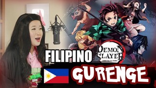 [TAGALOG] GURENGE 紅蓮華-LiSA (KIMETSU NO YAIBA 鬼滅の刃 OP) by Marianne Topacio ft. AnDre X