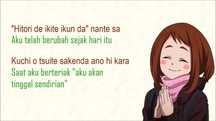 lagu jepang berusaha move on   My Hero Academia Op 2   Peace Sign   Terjemahan Full HD