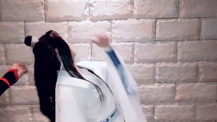 "Wei Wuxian, stop it!" Stop it! 》The Patriarch of Demonic Ways Lan Wangji cos