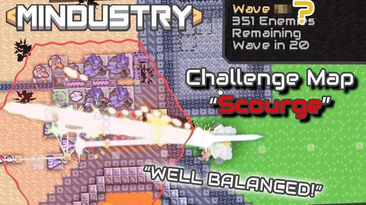 Challenge Map 2: Scourge - Difficulty PERFECT! | Mindustry V7