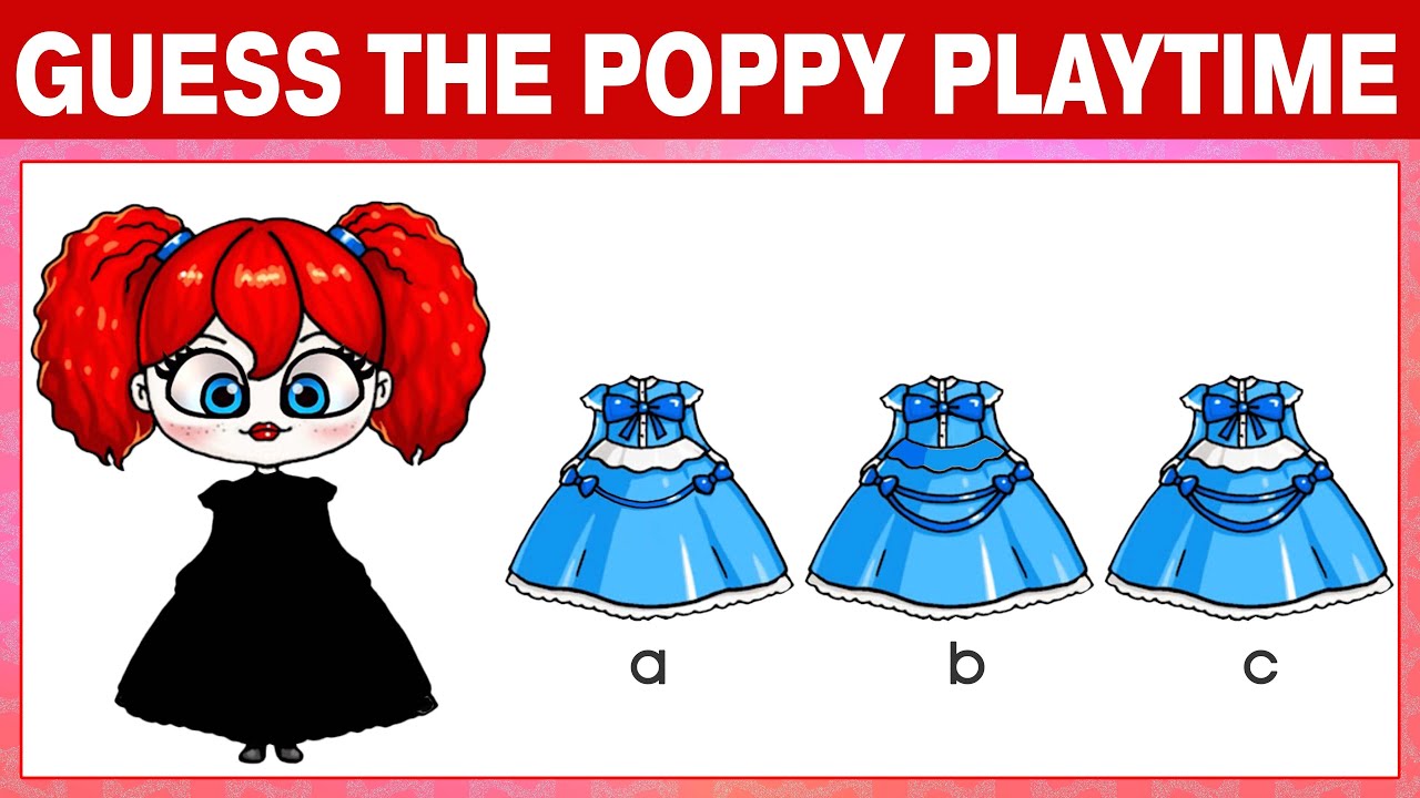 Poppy Playtime Chapter 2 Puzzles #91  Find The Difference Poppy Playtime  Quiz - BiliBili
