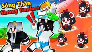Mèo Simmy Thử Thách 24 Giờ Thoát Khỏi SÓNG THẦN SIMMY YANDERE Trong Minecraft