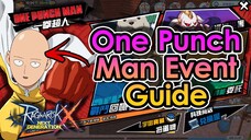 [ROX] Review and Guide For One Punch Man Collab Event | King Spade