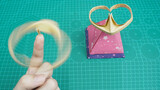 Make An Origami Heart-Shaped Balanced Bird By Yourself!