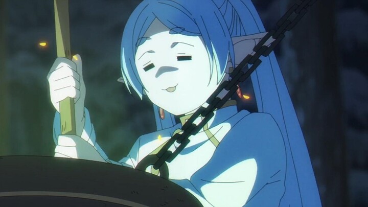 芙莉莲化身魔女，给肥伦女儿熬汤，精灵还是有母爱的~