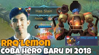 RRQ'LEMON PERTAMA KALI PAKE HERO BARU 2018 JAWHEAD, GA TAU CARA MAINNYA ? SUSAH ?