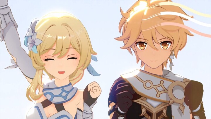 [Genshin Impact mmd] Sora and Ying ‖sparkle♡