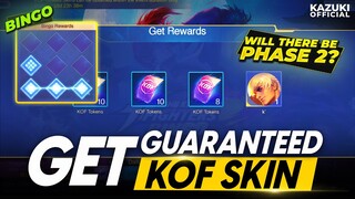 HOW TO GET GUARANTEED KOF SKINS USING 35 TICKETS | PHASE 2 TASKS | BINGO PATTERNS