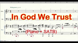 In God We Trust Piano + SATB