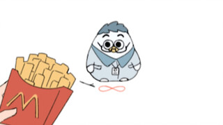 How about some fries? Ma Zhaohai: (◉◞◟◉)