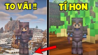 CÁCH BIẾN TO VÀ THU NHỎ CỰC DỄ TRONG MINECRAFT MÀ BẠN CHƯA BIẾT !!