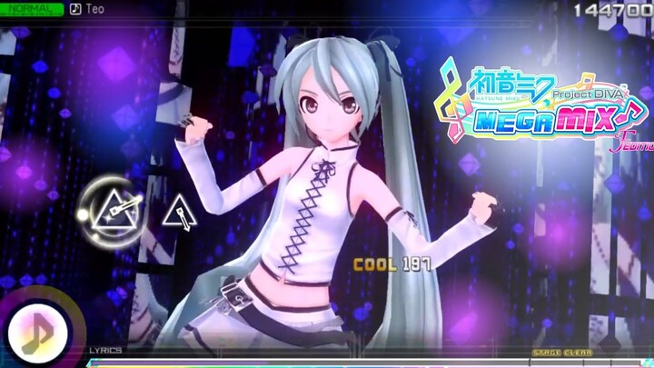 Project DIVA MegaMix F Edition「テオ」TEO normal PERFECT 60fps