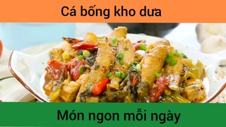Cá bống kho dưa